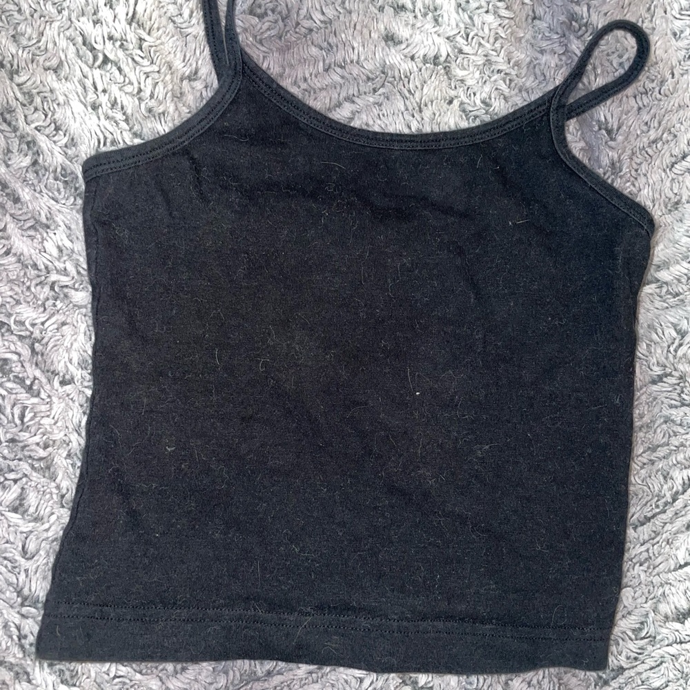 Women’s Basic Black Crop top